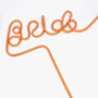 Rose Gold Bride Straw ~ Bride Hen Party Drinking Straw, thumbnail 3 of 7