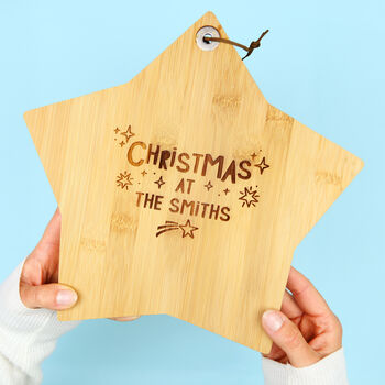 Personalised Christmas Star Platter, 3 of 3