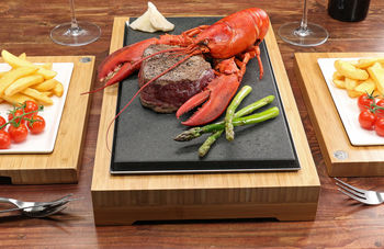 The Steak Stones Sharing Steak Plate And Server Sets, 4 of 5