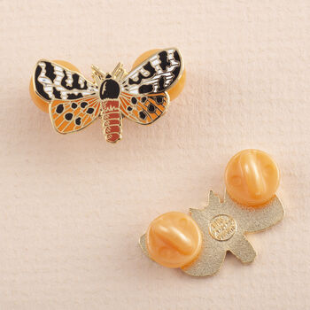 British Moth Enamel Pin Badge, 3 of 8