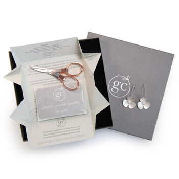 Sterling Silver Pearl Poppy Hairpins, Become Earrings, 5 of 5