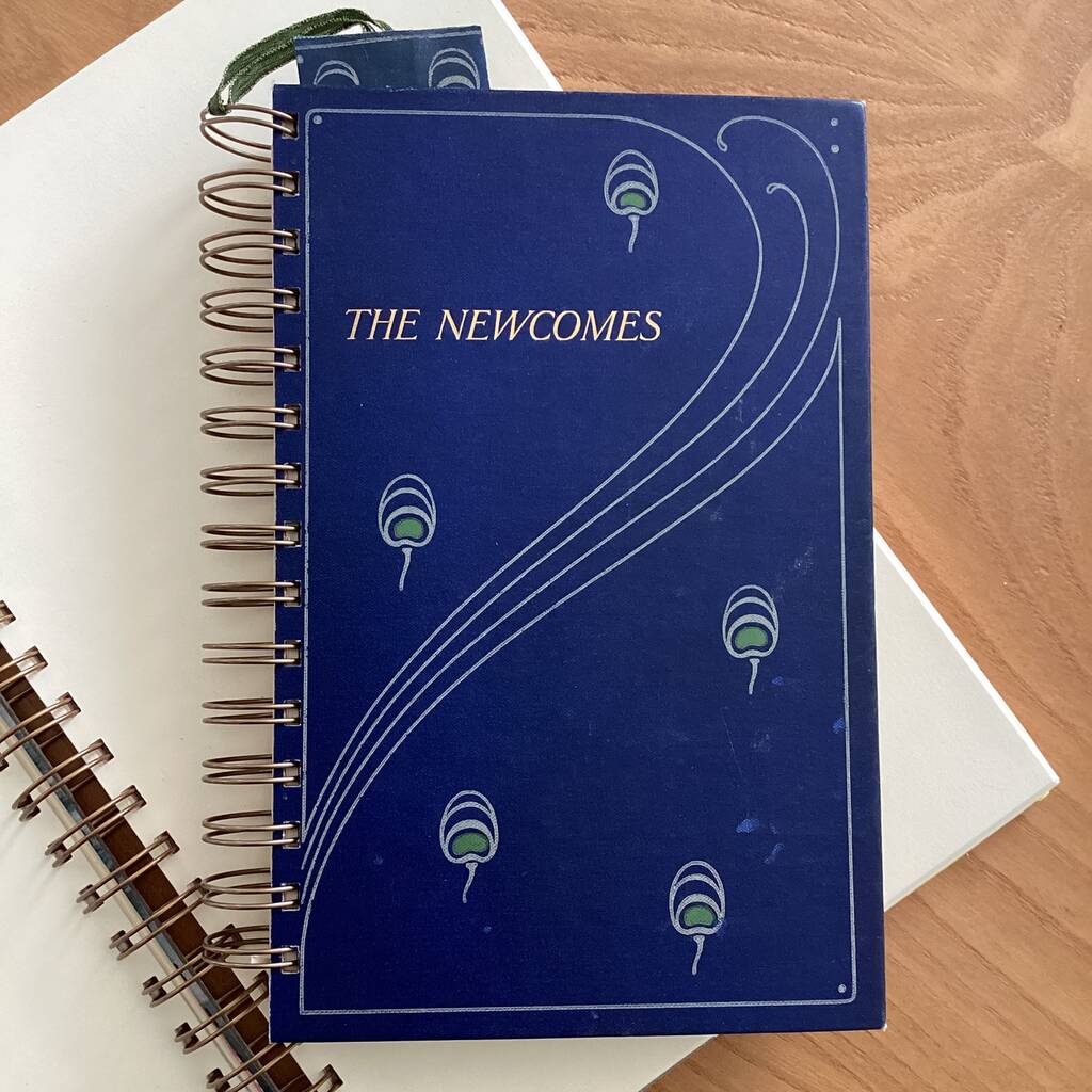 'The Newcomes' Upcycled Notebook, 1 of 5