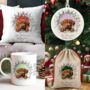 Personalised Christmas Dogue De Bordeaux Break Through, thumbnail 1 of 10