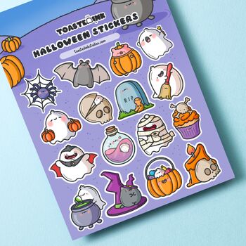 Halloween Sticker Sheet | Cute Stickers, 2 of 5