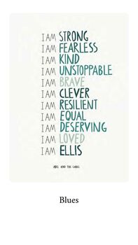 Personalised 'I Am' Strong Children's Affirmation Print, 8 of 8