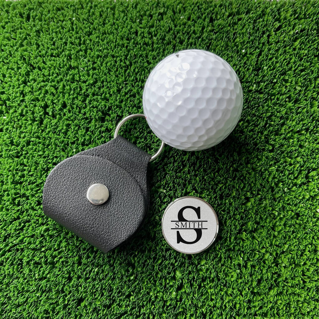 Personalised Name And Initial Golf Ball Marker By Hope and Halcyon ...