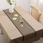 Brown Stripe Bamboo Table Runner, thumbnail 1 of 9