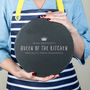 Personalised Queen Of The Kitchen Board, thumbnail 2 of 4