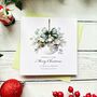 Special Friends Personalised Christmas Card, Eucalyptus Bauble Design, thumbnail 1 of 5