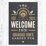 The Welcome Inn Personalised Sign, thumbnail 1 of 4