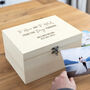 Personalised To Have And To Hold Wedding Keepsake Box, thumbnail 1 of 4