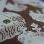 Wood Grain Abstract Art Print, thumbnail 2 of 9