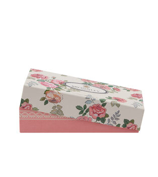 Rose Lover's Luxury Gift Box. Darjeeling And Tea Rose Reed Diffuser And Three Bronnley Rose Soaps, 4 of 6