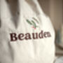 Personalised Canvas Gift Sack Embroidered, thumbnail 2 of 4