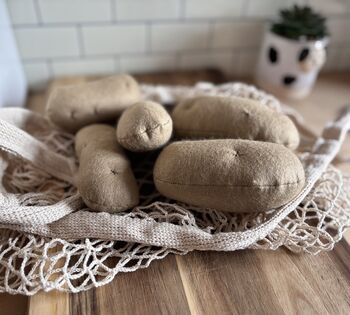 Pretend Play Felt Food Potatoes, 2 of 5