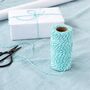 Full Spool Bakers Twine In Mint And White, thumbnail 1 of 3