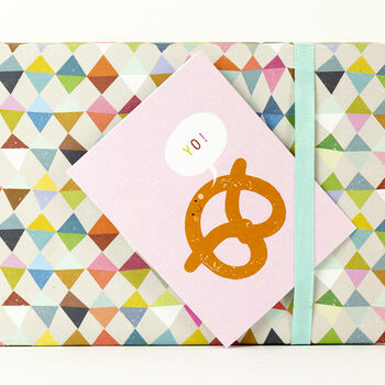 Mini Pretzel Greetings Card, 4 of 5