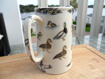 Medium Earthenware Jug In Ducks And Mallards Design, 5 of 9