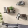 Set Of Three Floating Wall Shelves With Dual Mounting, thumbnail 3 of 11