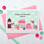 'Party' Girls Personalised Birthday Card, thumbnail 2 of 2