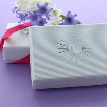 Petite Radiating Flower Stud Earrings, 2 of 2