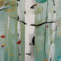 Birch Trees, Botanical Lampshade, thumbnail 6 of 8
