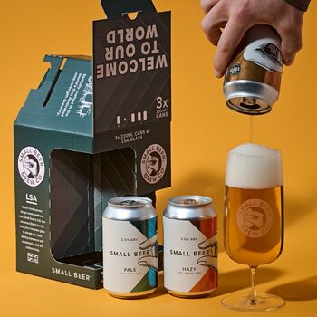 Personalised Craft Beer And Glass Gift Pack, 3 of 4