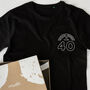 40th Birthday Milestone T Shirt, thumbnail 1 of 6