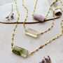 Gemstone And Diamond Link Necklace, thumbnail 5 of 11