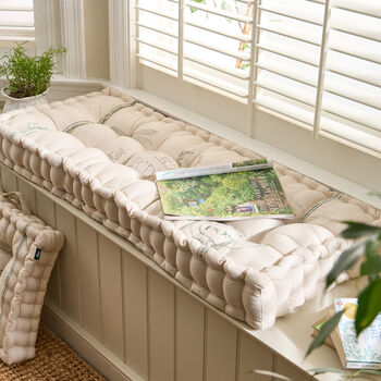 Vintage Jardinere Bench Mattress Cushion, 2 of 8