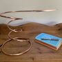 Spiral Copper Desk Lamp, Task Light, Bedside Lamp, thumbnail 2 of 8