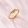 Personalised Stacker Open Ring, thumbnail 2 of 9