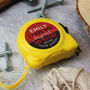 Love You Beyond Measures Personalised Tape Measure, thumbnail 3 of 4