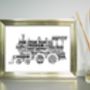 Personalised Steam Or Modern Train Word Art, thumbnail 1 of 3