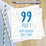 Personalised 100th Birthday Card, thumbnail 1 of 3