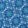 Women's 'Marrakesh Paisley' Cotton Mid Length Robe, thumbnail 5 of 5