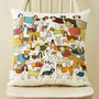 Pack Of Proud Pooches Cushion, thumbnail 2 of 2