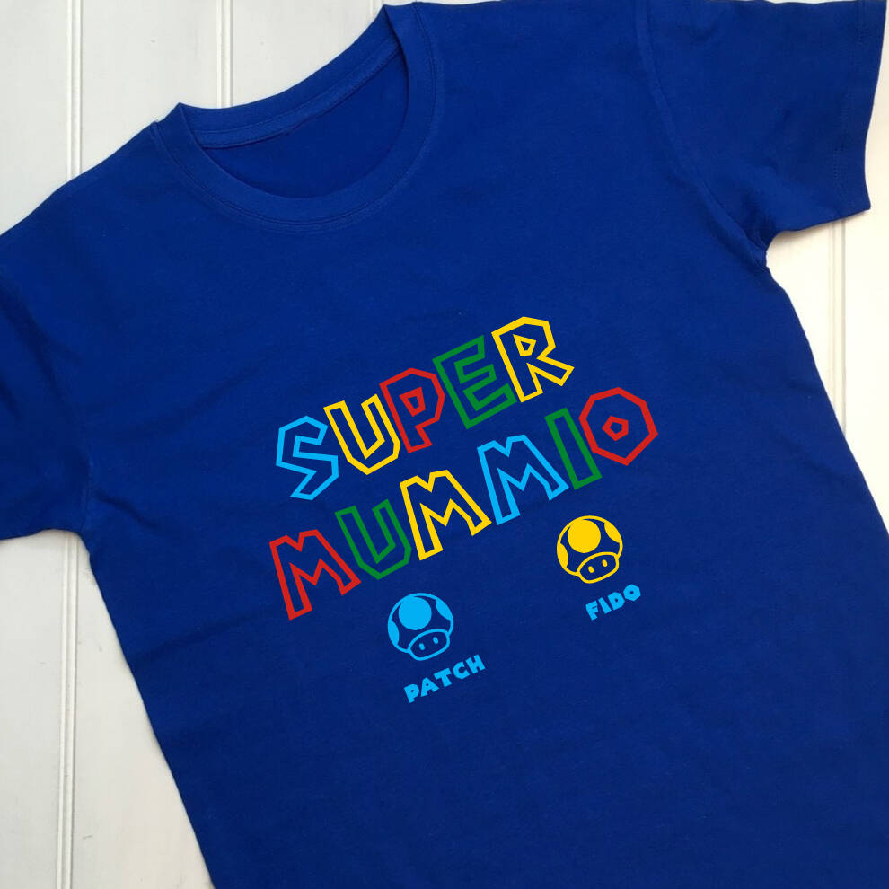 Personalised Super Mummio Mum T Shirt, 1 of 10
