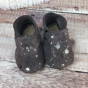 Personalised Moonstone Baby Shoe, 3 of 6