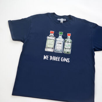 Funny Gin Mens Christmas T Shirt, 2 of 5