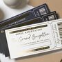 Personalised Hotel Reservation Gift Voucher Gold Foil, thumbnail 2 of 9