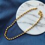 Golden Brass Beaded Foot Payal Anklet, thumbnail 3 of 6