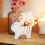 Ceramic Cat Bud Vase, thumbnail 1 of 4