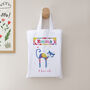 Personalised I Love Cats Fabric Party Bag, thumbnail 3 of 6