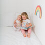 Personalised Rainbow Big And Little Sister Brother Set, thumbnail 5 of 12