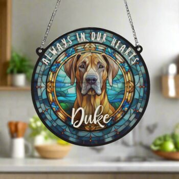 Great Dane Memorial Suncatcher, 5 of 6