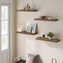 Set Of Four Floating Wall Shelves, thumbnail 1 of 6