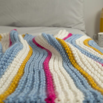 Mia Blanket Knitting Kit, 6 of 7