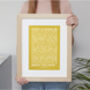 Personalised Favourite Song Print, thumbnail 8 of 12