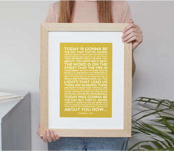 Personalised Favourite Song Print, 8 of 12